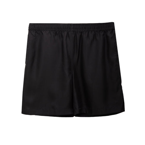 Hello Sunflower Silk Shorts Black 999 4133 Degli Uberti
